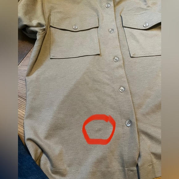 Sablyn Taupe Button Down Shacket Size XS - Picture 7 of 7